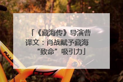 《藏海传》导演曹译文：肖战赋予藏海“致命”吸引力
