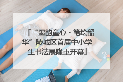 “墨韵童心・笔绘韶华”陵城区首届中小学生书法展隆重开幕
