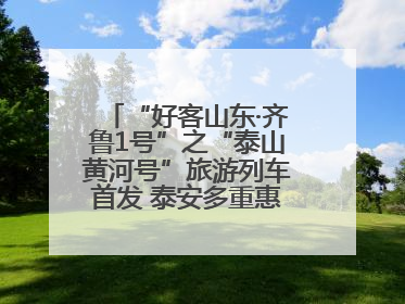“好客山东·齐鲁1号”之“泰山黄河号”旅游列车首发 泰安多重惠民举措激活文旅消费新动能