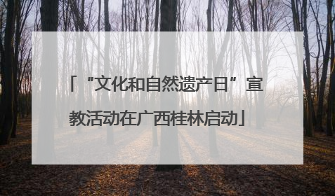 “文化和自然遗产日”宣教活动在广西桂林启动