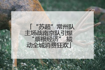 “苏超”常州队主场战南京队引爆“票根经济” 撬动全城消费狂欢