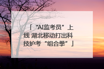 “AI监考员”上线 湖北移动打出科技护考“组合拳”