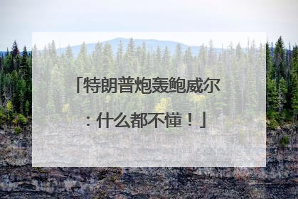 特朗普炮轰鲍威尔：什么都不懂！
