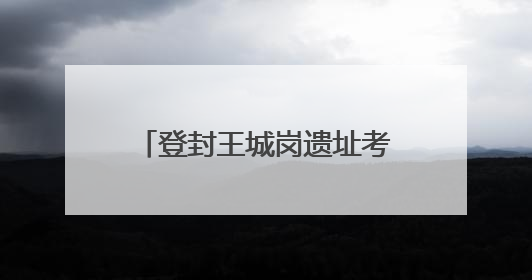 登封王城岗遗址考古发掘最新发现