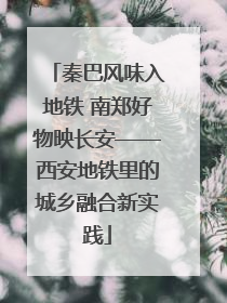 秦巴风味入地铁 南郑好物映长安——西安地铁里的城乡融合新实践