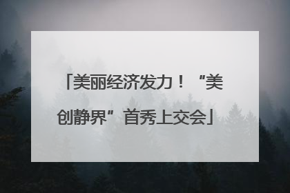 美丽经济发力！“美创静界”首秀上交会