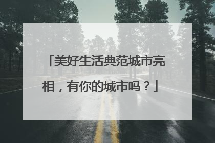 美好生活典范城市亮相，有你的城市吗？