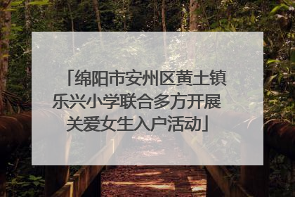 绵阳市安州区黄土镇乐兴小学联合多方开展关爱女生入户活动