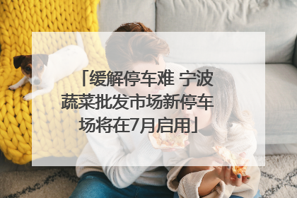 缓解停车难 宁波蔬菜批发市场新停车场将在7月启用