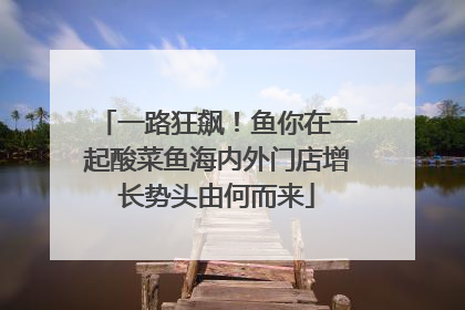 一路狂飙！鱼你在一起酸菜鱼海内外门店增长势头由何而来
