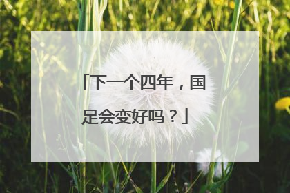 下一个四年，国足会变好吗？