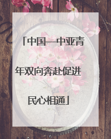 中国—中亚青年双向奔赴促进民心相通