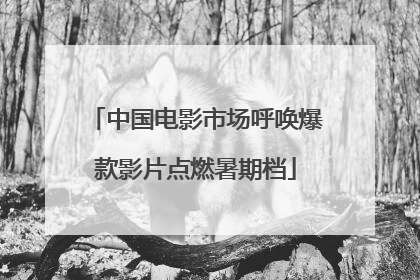 中国电影市场呼唤爆款影片点燃暑期档