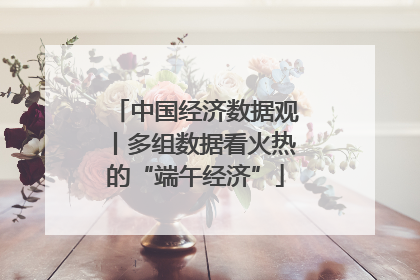 中国经济数据观丨多组数据看火热的“端午经济”