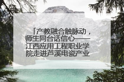 产教融合触脉动，师生同台话信心——江西应用工程职业学院走进芦溪电瓷产业园创新思政课堂