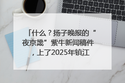什么？扬子晚报的“夜京畿”紫牛新闻稿件，上了2025年镇江中考模拟卷！