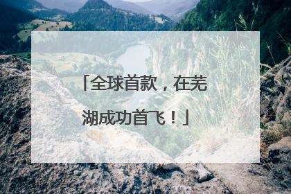 全球首款，在芜湖成功首飞！