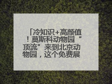 冷知识+高颜值！莫斯科动物园“顶流”来到北京动物园，这个免费展览，遛娃拍照两不误！
