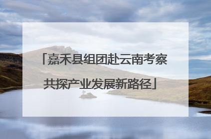 嘉禾县组团赴云南考察 共探产业发展新路径