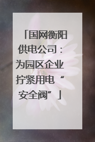 国网衡阳供电公司：为园区企业拧紧用电“安全阀”