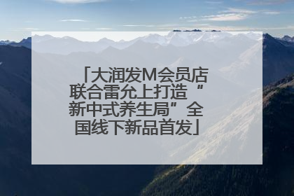 大润发M会员店联合雷允上打造“新中式养生局”全国线下新品首发
