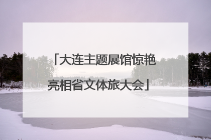 大连主题展馆惊艳亮相省文体旅大会