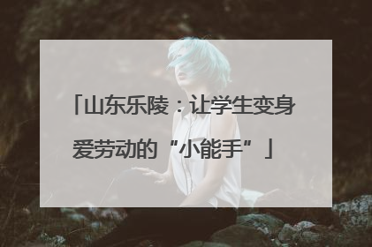 山东乐陵：让学生变身爱劳动的“小能手”