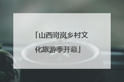 山西岢岚乡村文化旅游季开幕