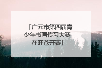 广元市第四届青少年书画传习大赛在旺苍开赛