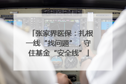 张家界医保：扎根一线“找问题”，守住基金“安全线”
