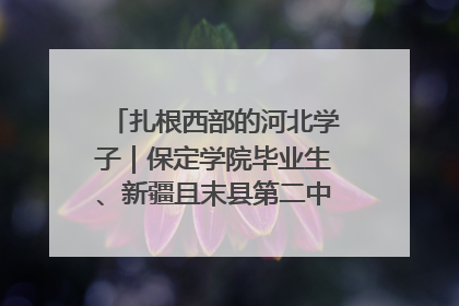 扎根西部的河北学子｜保定学院毕业生、新疆且末县第二中学教师黄小凤：《歌唱祖国》是她教会学生的第一首歌