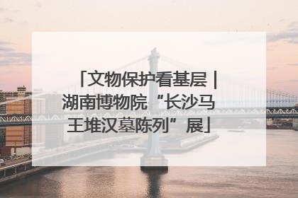 文物保护看基层｜湖南博物院“长沙马王堆汉墓陈列”展