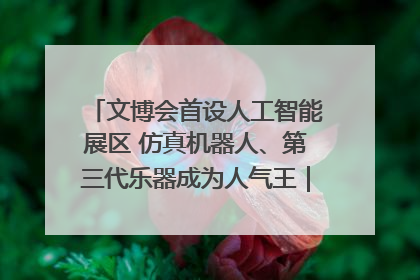 文博会首设人工智能展区 仿真机器人、第三代乐器成为人气王｜文博向“新”
