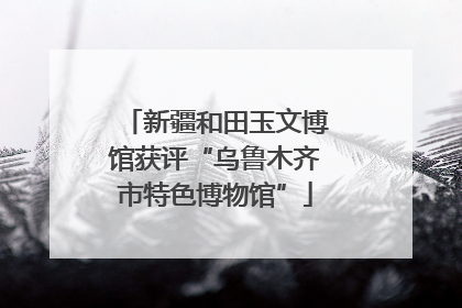 新疆和田玉文博馆获评“乌鲁木齐市特色博物馆”