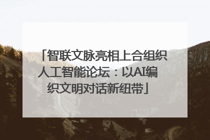 智联文脉亮相上合组织人工智能论坛：以AI编织文明对话新纽带