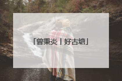曾秉炎丨好古塘