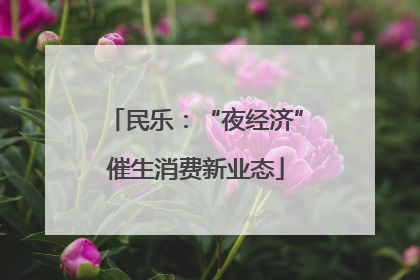 民乐：“夜经济”催生消费新业态