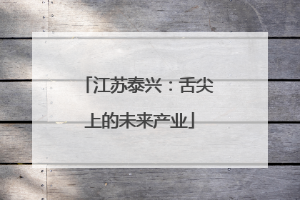 江苏泰兴：舌尖上的未来产业
