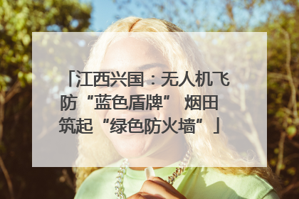 江西兴国：无人机飞防“蓝色盾牌” 烟田筑起“绿色防火墙”