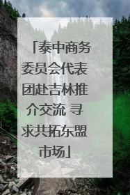 泰中商务委员会代表团赴吉林推介交流 寻求共拓东盟市场