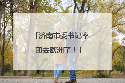 济南市委书记率团去欧洲了！