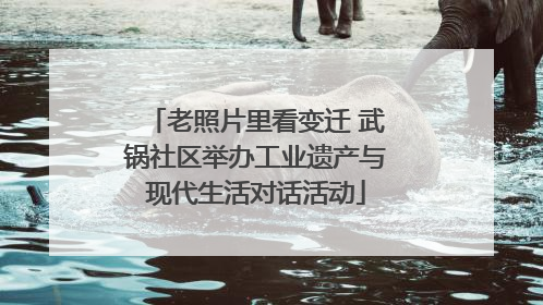 老照片里看变迁 武锅社区举办工业遗产与现代生活对话活动