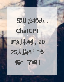 聚焦多模态：ChatGPT时刻未到，2025大模型“变慢”了吗