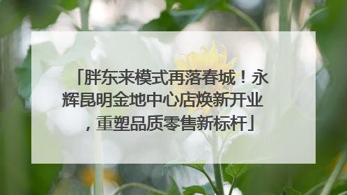 胖东来模式再落春城！永辉昆明金地中心店焕新开业，重塑品质零售新标杆