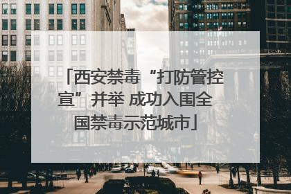 西安禁毒“打防管控宣”并举 成功入围全国禁毒示范城市