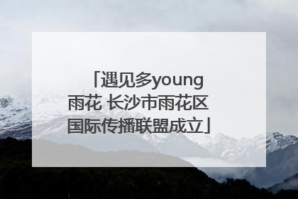 遇见多young雨花 长沙市雨花区国际传播联盟成立