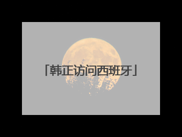 韩正访问西班牙