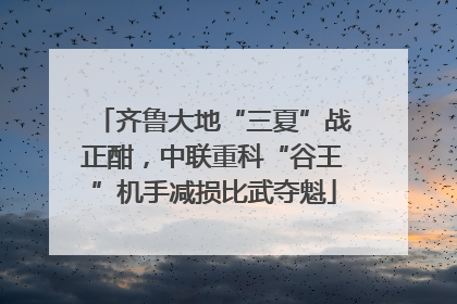 齐鲁大地“三夏”战正酣，中联重科“谷王”机手减损比武夺魁