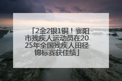 2金2银1铜！襄阳市残疾人运动员在2025年全国残疾人田径锦标赛获佳绩