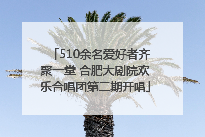510余名爱好者齐聚一堂 合肥大剧院欢乐合唱团第二期开唱